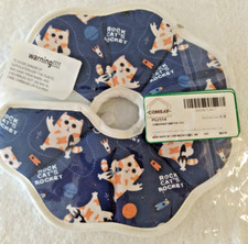 NEW Cat Recovery Collar Soft Cotton Pet Protective Collar Adjustable