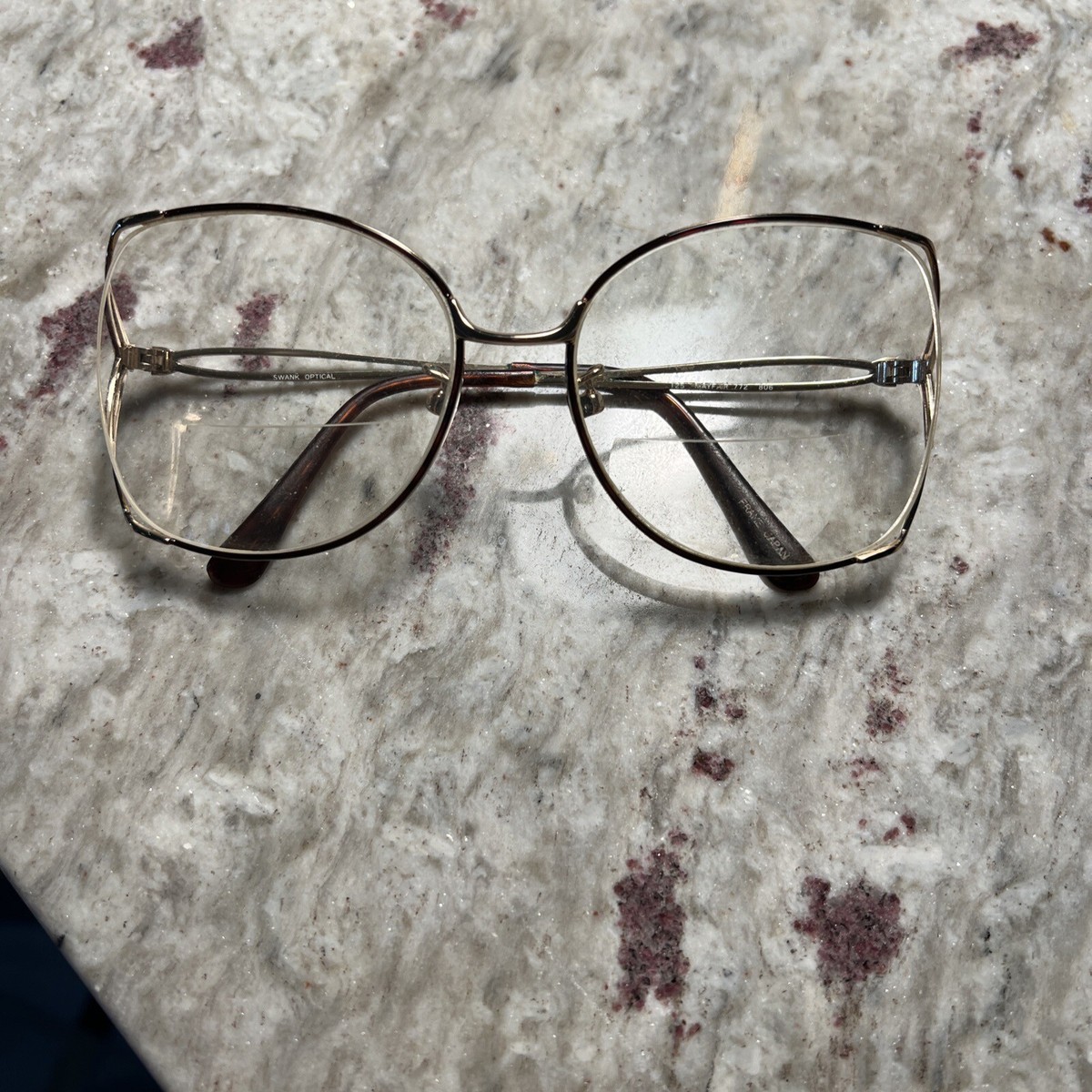 Men Eyeglasses Swank Eyeglass Frames Exaggerated 1950s Vintage Cat