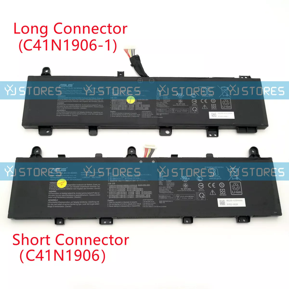 Genuine C41N1906 C41N1906-1 Battery for Asus TUF Gaming A17 FA706IU A15 FA506IV