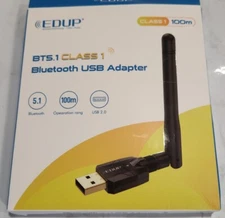 EDUP Long Range USB Bluetooth 5.1 Adapter for PC USB Class 1 Adapter BT5.1 100m