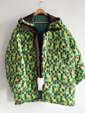 Uniqlo X Marni Oversized Down Hooded Coat Green Large Or X-large Nwt