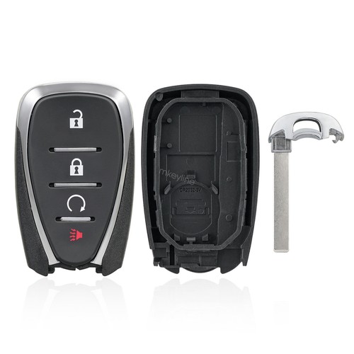 Uncut Blank CASE FOR Chevy Equinox Bolt EV Volt Trax Sonic REMOTE Key Shell Fob - Picture 2 of 7