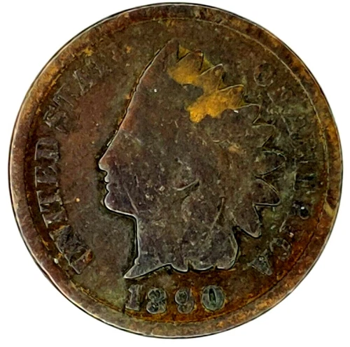 1890-P 1C Indian Head Cent VG 19lrr0328