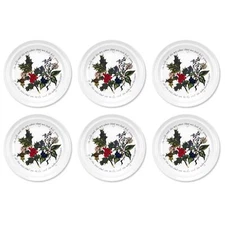 Portmeirion Holly and Ivy 7.25" Bread & Butter Plate (Set of 6)