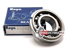 KOYO 6205 ZNR C3 DEEP GROOVE BALL BEARING METAL SHIELDED SNAP RING 25x52x15