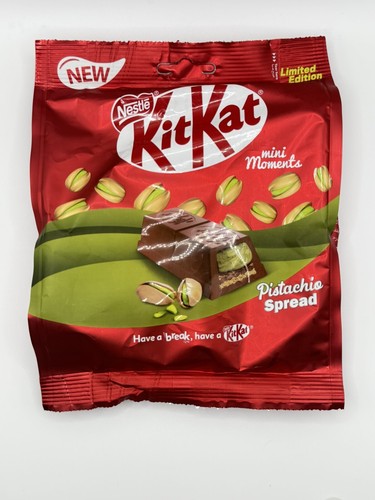 Kit Kat Minis Limited Edition pistachio Dubai Chocolate Import Hard To Find