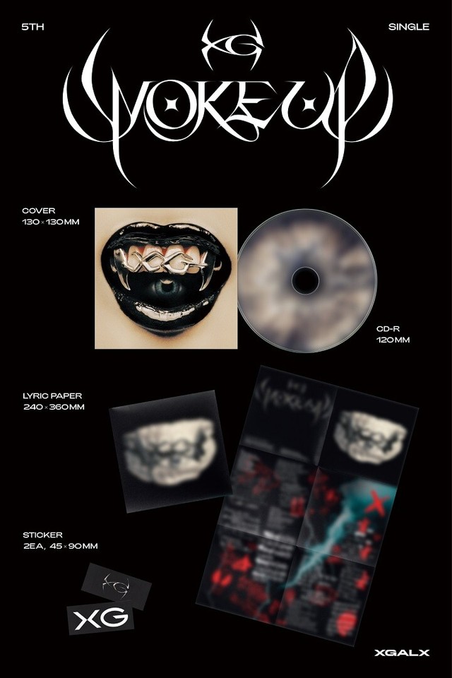 xg-woke-up-limited-edition-cd-cardboard-sleeve-lyrics-paper-stickers