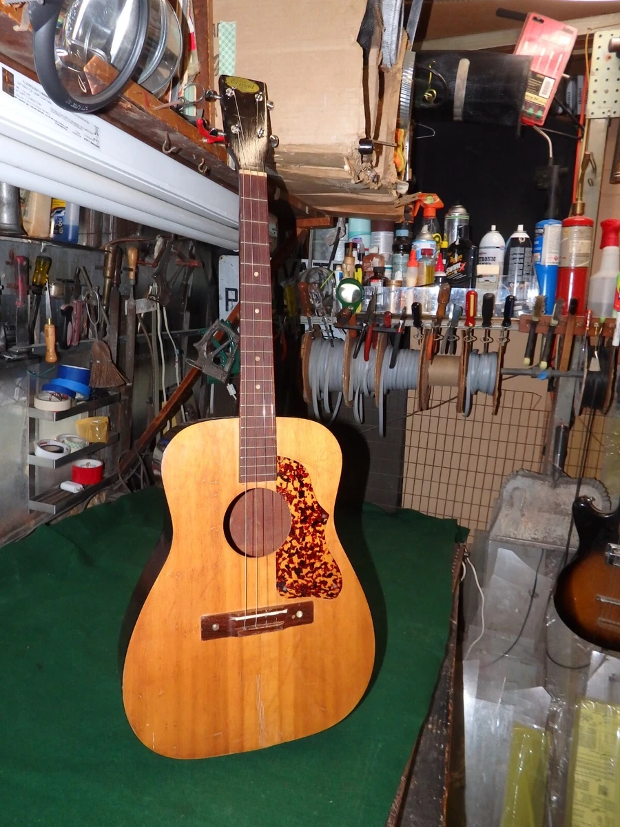 Vintage Conrad Japan Acoustic Tenor Guitar Spruce Top w amazing Pick guard