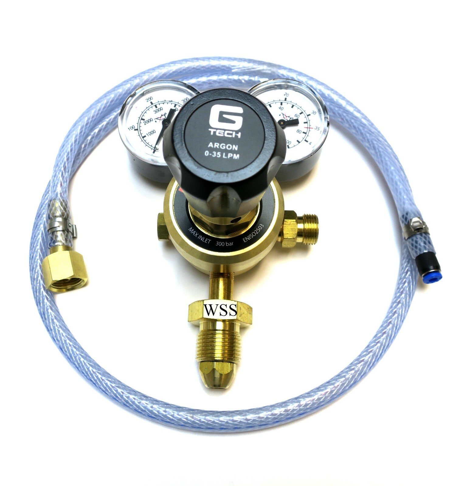 MIG Welding Gas Regulator with 4mm Hobby Welder Adaptor Hose Kit ARGON CO2 eBay