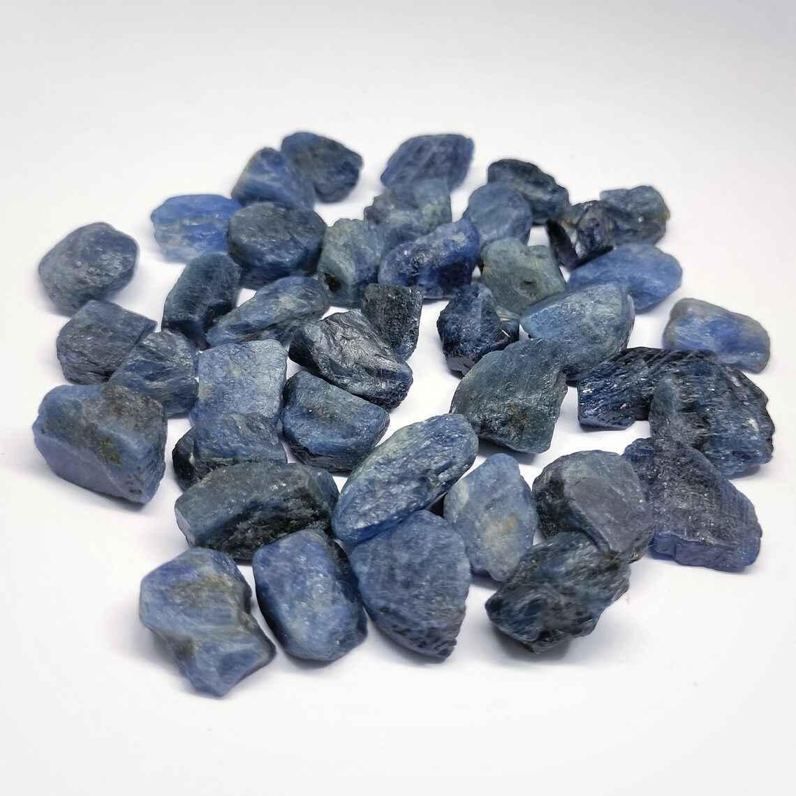 PIECES RAW BLUE SAPPHIRE NATURAL GEMSTONE ROUGH 10-18 MM SAPPHIRE CRYSTALS