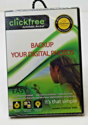 ClickFree Automatic Digital Photo Back-Up For Windows XP, Windows VISTA, & 2000 