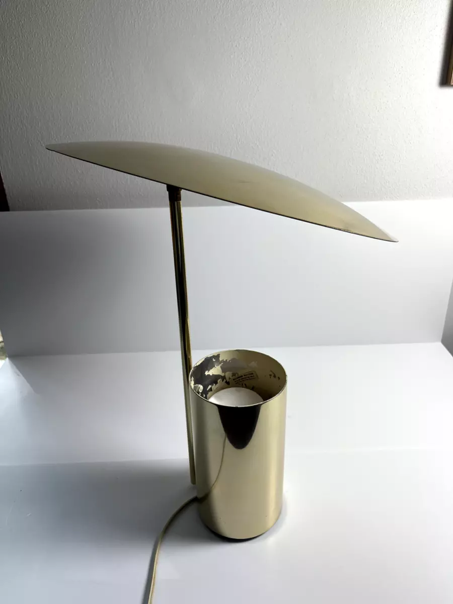 George Nelson Half Nelson Brass Table Lamp Koch Lowy Mid Century Modern MCM