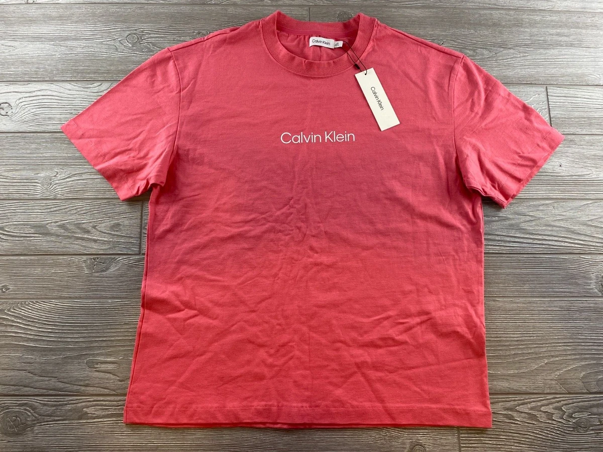 T shirt calvin klein rose sale