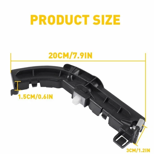 Front Bumper Fender Brackets Support Beam For 2008-2021 Dodge Challenger LH RH - Picture 4 of 20