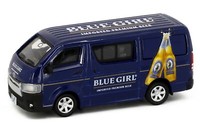 Tiny City Druckguss-Modellauto – Toyota Hiace Blue Girl Beer