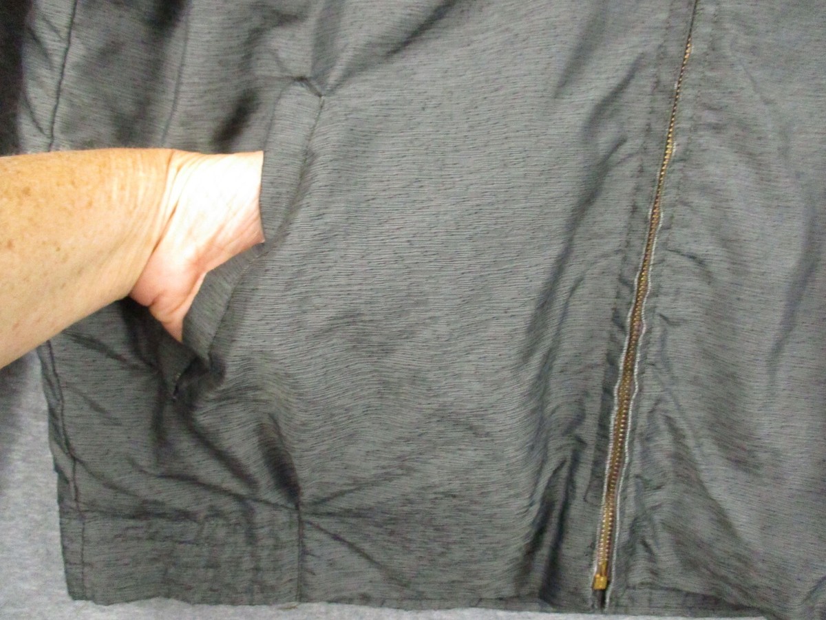 True Vintage 50s 60s McGregor Nylon Anti-Freeze Full Zip Gray 40 