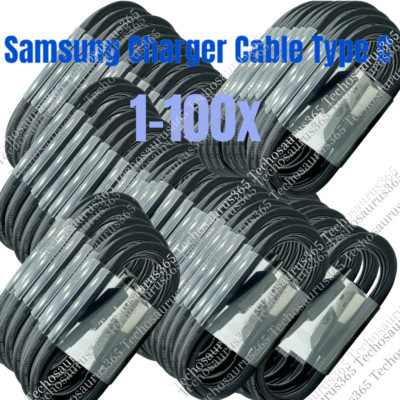 1-100 LOT USB Type C Cable Fast Charger Charging Cord For Samsung iPhone 15 16