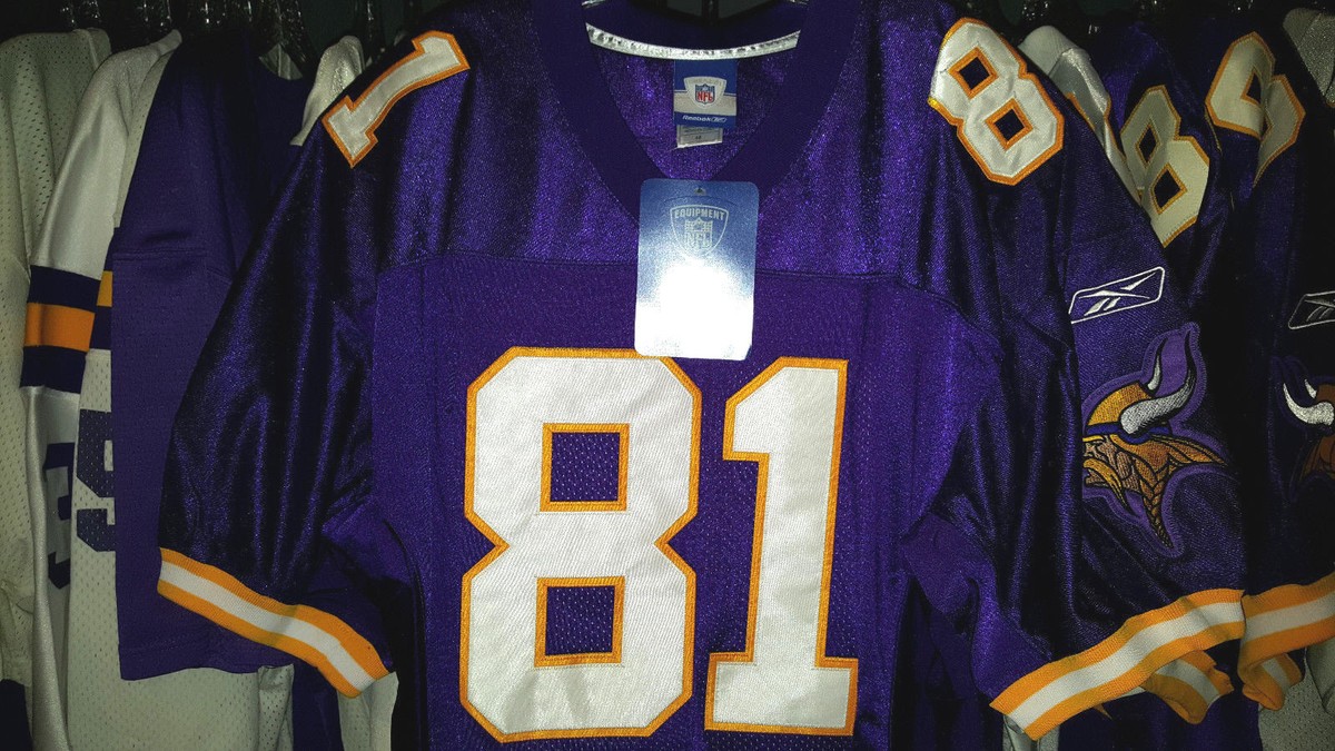 稲葉ユニフォームマグネット超ウルトラレア NATE BURLESON #81 MINNESOTA VIKINGS NEW TAGS NFL EQUIPMENT JERSEY