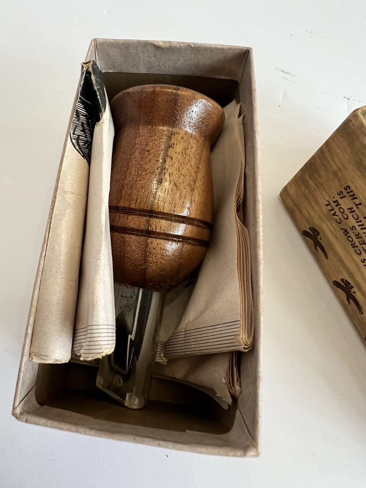 HERTER'S Famous Perfection No. 204 Crow Call complete in the box w ...