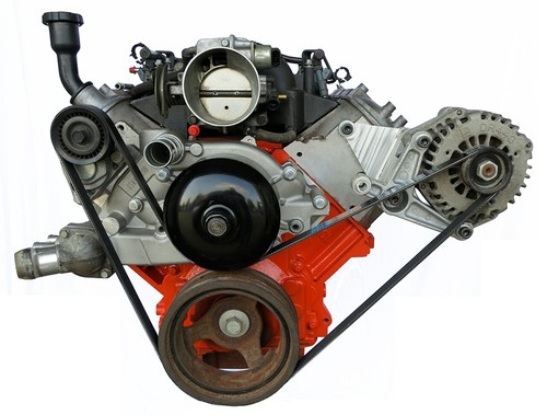 LS Swap Billet Alternator Bracket Adapter w/ Bolts for LS1 LS6 Truck LSX 5.3 6.0 - Picture 4 of 12