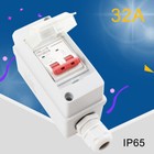 Pv Disconnect Box Dc500V Circuit Breaker Solar System Isolator Switch 32A Ip65