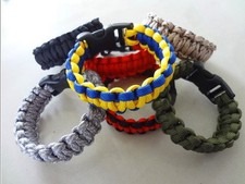 550lb Paracord Survival Bracelet 7 Strand Wristband Parachute Camping Emergency