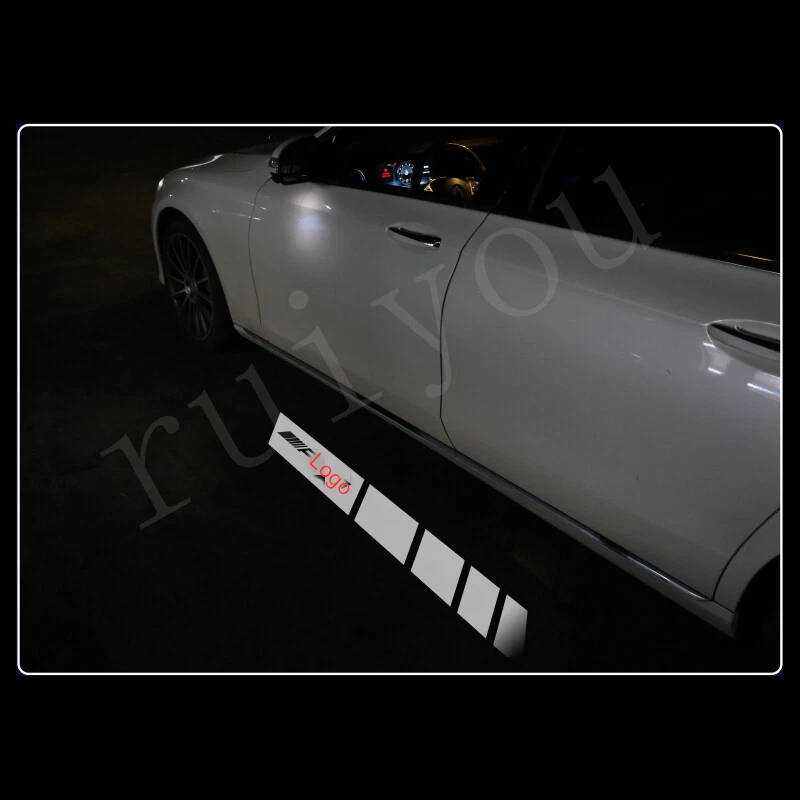 Luz de charco de espejo lateral con logotipo para Mercedes Benz AMG A B C E S CLASE GLC - Imagen 2 de 4