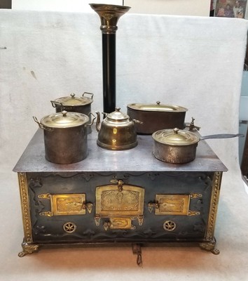 Vintage Antique German in Toy Stove with Claw Feet 1880-1890. | eBay