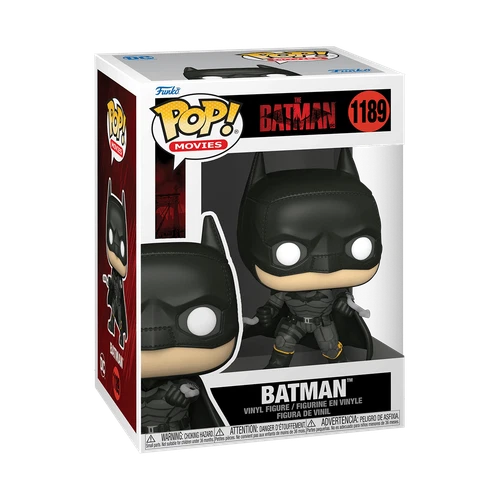 Funko POP! Movies DC The Batman Batman #1189 Vinyl Figure, Lightly  DAMAGED BOX
