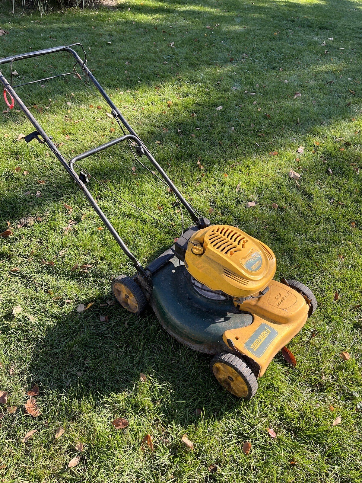 Yard Man Lawn Mower, 21” Self Propelled 195cc eBay