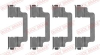 Quick Brake 109-1779 ZubehöRkit, Scheibenbremsbelag FüR CitroËN, Fiat, Lancia