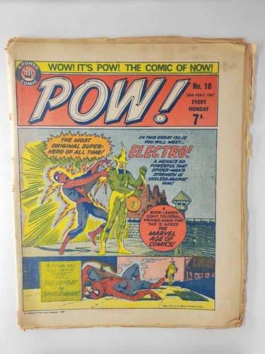 Pow! #18 GD UK Foreign Amazing Spider-Man 9 1967
