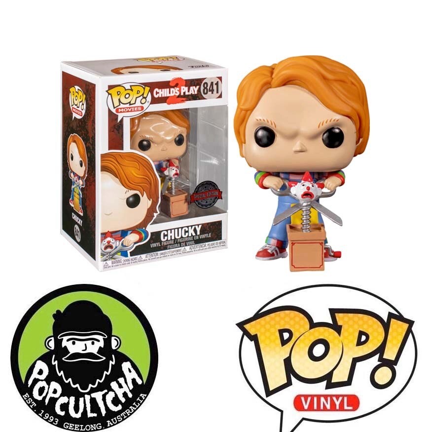 Child's Play 2 - Chucky with Giant Scissors & Jack in the Box Pop