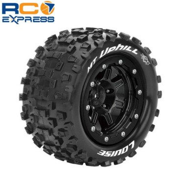Louise RC Mft Mt-Uphill 1:10 Monster Truck Tire 1/2 Off 17mm Hex (2) LOULT3330SB