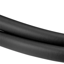 36mm ID 6mm Wall Thick 5ft Black Foam Grip Tubing Non-slip Handle Grips