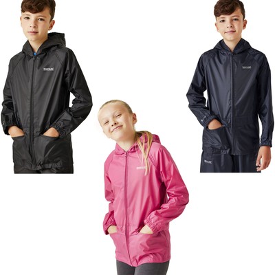 Regatta Kinder Jungen Mädchen Stormbreaker wasserdichte Shell Wanderjacke Regenmantel