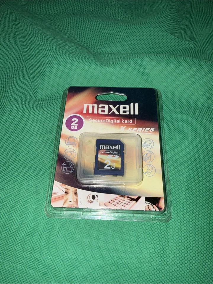 Maxell 2GB SD Memory Card Secure Digital Mobile Phones Cameras Camcorders - Image 2 of 3