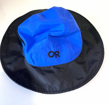 Outdoor Research OR GORE-TEX Wide Brim Hat Blue/Black Size XL Made in USA