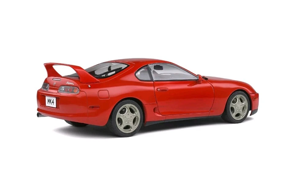 Toyota Supra MK4 A80 Red Rosso 1993 Solido 1:18 Nuovo - Immagine 2 di 4