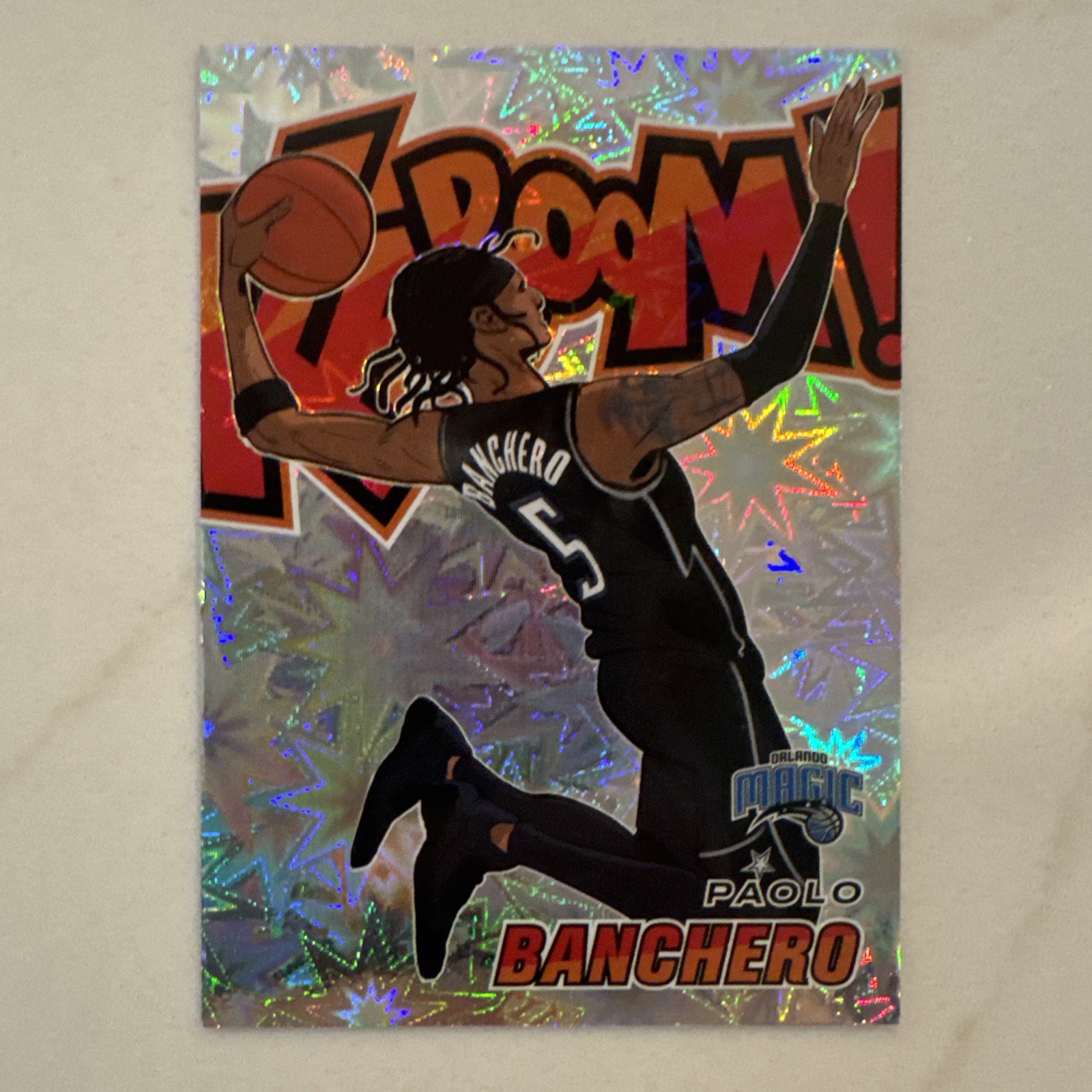 Paolo Banchero 2024-25 Panini Revolution KABOOM! #12 SSP Insert Orlando Magic