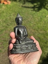 SUPERB TIBETAN BRONZE BUDDHA 13TH 14TH CENTURY PALA STYLE DOUBLE LOTUS BASE