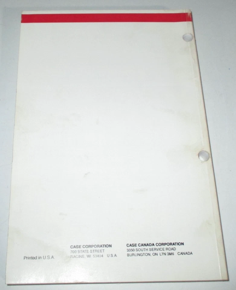 Case IH 9310 9330 Tractor Operators Maintenance Manual 9-26030 6-95 CIH ORIGINAL - Image 3 of 3