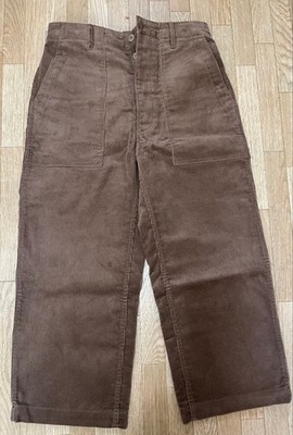 ENGINEERED GARMENTS WORKADAY Corduroy Pants XS Brown