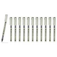 Fineliner Pens, 12 Pcs Black 02 0.3mm Fineliner Marker Waterproof Ink Pen