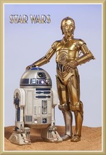 Star Wars Robots CP3O with R2-D2 Toolbox - Refrigerator Magnet, 42 MIL