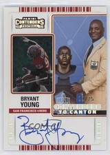 2022 Contenders to Canton 2023 Panini Update 23/25 Bryant Young Auto HOF 3hd