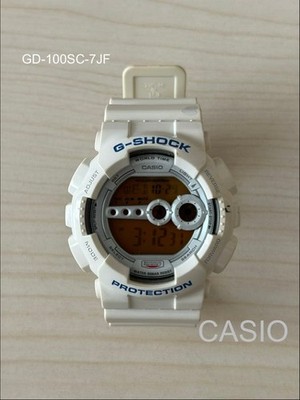時計 CASIO G-SHOCK GD-100HC GD-100SC Item CASIO G SHOCK White Digital Watch GD 100SC White | eBay