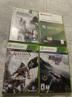 Xbox 360 Game Lot   Assassin s Creed, COD, NFS Rivals