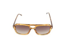 WMP Sydney Brown Aviator Polarized Sunglasses 54-20-144