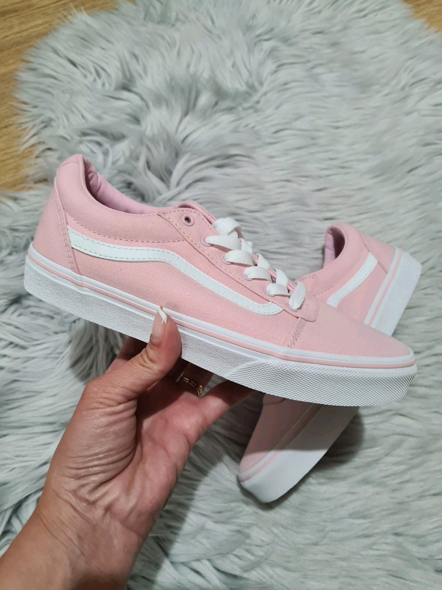 Vans Womens Light Pink Trainers Size Brand New UK